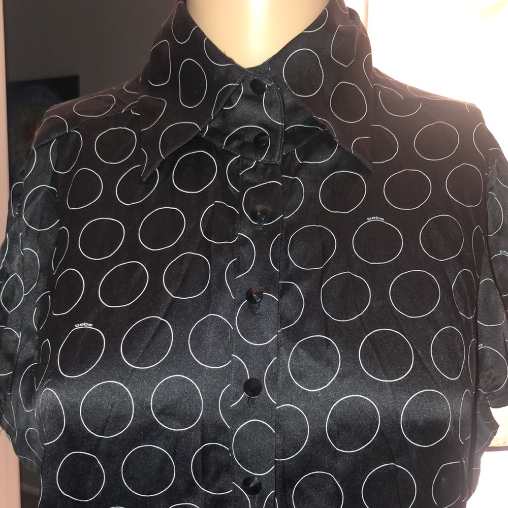 Bebe button down blouse - Picture 3 of 13